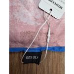 NUWEERIR 100% Silk Floral Horse Scarf Multicolor 51x51" Square‎ NWT Photo 7