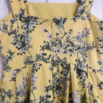 Alex Marie Whitney Pleated Yellow Floral Dress perfect for Easter Photo 6
