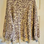 Hudson Gray Cream Tan and Purple Leopard Print Sweater Photo 1