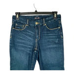 Seven7 Embellished Bootcut Jeans Dark Wash Stretch Sparkle Women Size 6 Photo 2