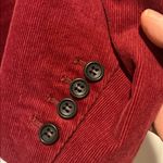 Talbots Women’s Merlot red corduroy blazer size 18wp Photo 4