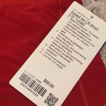 Lululemon  shorts Red Speed Up 2.5 NEW size 12 lined running Photo 3