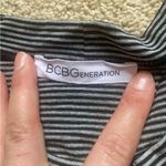 BCBGeneration  Striped Short Sleeve Swing Mini Dress Photo 2
