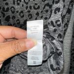 Rails  Top Women's Small Gray Sami Charcoal Leopard Linen Blend‎ Knit Blouse Photo 7