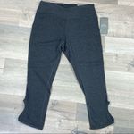 New York Laundry Cutouts Jersey Knit Crop Leggings Charcoal Small NWT Photo 1