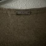 AMS wool leather dress Tan Size 6 Photo 6