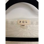 POL Embroidered Lace Kimono Womens One Size Cream Daisy Floral Sheer Duster Photo 2