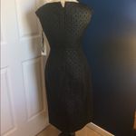 Evan Picone  Cap Sleeve Little Black Sparkle‎ Cocktail Dress Photo 3