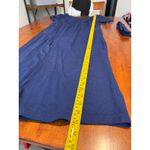 AnyBody Navy Blue V Neck Elastic Waist Wide Leg Jumpsuit Women Large Casual Photo 5