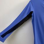 Tailored Sportsman 1/4 Zip Long Sleeve Top Womens Medium Blue Stretch Mesh * Photo 5