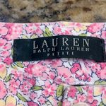 Lauren Ralph Lauren Womens 2 Petite Multicolor Floral Straight Leg Preppy Spring Pink Size 2P Photo 2
