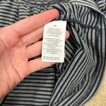 Madewell  Texture & Thread Blue White Stripe Puff Shortsleeve Shirt Women XS Photo 6