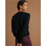 NWT Anthropologie Maeve Lily Puff Sleeve
Cardigan Sweater Black M Photo 3