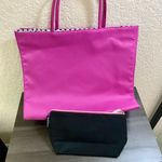 Lancôme Pink Polkadots Tote & Cosmetic Bag Photo 3