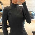 Alo Yoga Alo Alosoft 1/2 Zip Rapid Pullover in Black XXS Photo 0