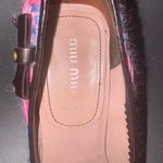Miu Miu Wool Colorblock Pattern Pumps size 38 US 7.5 Photo 2