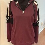 PINK - Victoria's Secret PINK by Victoria’s Secret Purple Hoodie with Black Dog Logo Photo 0