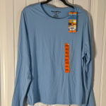 Hang Ten  Sky Blue Long Sleeve Swim Top w/UV Protection Size XXL NWT Photo 0