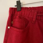 Judy Blue  Garment Dyed Red Stretch Waist Straight Leg Joggers Women size 9 / 29 Photo 5