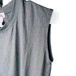 Madrag black sleeveless banded waist shirt size medium Photo 1