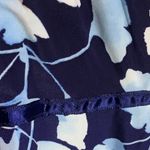 Floral Sleeveless Nightgown Blue Size XS Photo 2