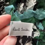 Paul Smith Floral Scarf Green Blue White Silk Blend Made in Italy Ethereal Photo 1