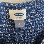 Old Navy Blue and White Pleated Mini Sundress Photo 2