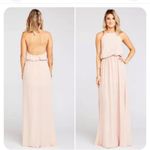 Show Me Your Mumu S blush powder pink halter maxi cruise dress Photo 1