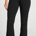 Betabrand  Dress Pant Yoga Pant | Bootcut (Black), size medium, MSRP $78 Photo 0