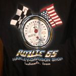 Harley Davidson Indianola, Iowa Unisex Black Casual Graphic Tee Size Medium Photo 3