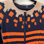 THML  Cardigan Martina Square & Stripe Print Cardigan Size XS Photo 2