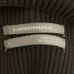 Anthropologie by Black Halter Bodycon Mini Dress Tunic Ribbed Size XS Slit Sexy Photo 4