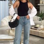 SKIMS Fits Everybody High Neck Bodysuit in Onyx Black Size 4X Photo 15