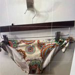 Pool Party Halter Bikini S Swim Casual 70s Look Dopamine Boho Festival Hippie White Photo 1