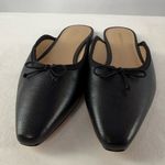 Veronica Beard  Catherine Leather Mule in Black Size 7 Photo 4