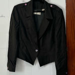 Dana Buchman  Vintage Green Blazer 100% Silk NWT Dead stock Size 16 Photo 0