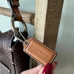 Coach Vintage hobo Dark Brown pebble Leather Handbag Photo 1