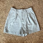 7 For All Mankind  powder blue trouser shorts Photo 0