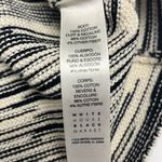 White House | Black Market Cream Black Sleeveless Knitted Layering Sweater- Large Photo 11