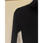 Abbeline Black Women's Turtleneck Wool Long Sleeve Slim Fit Mini Dress New Photo 4