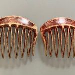 Vintage Style Brown Hair Combs /Decorative Comb Photo 0