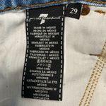 7 For All Mankind  High-Waisted Denim Belted Shorts Size 29 Photo 11