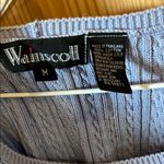 Vintage Wainscott Blue Ribbed Sleeveless Tank Top / Vest Size M Photo 6