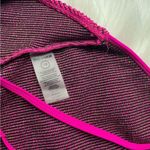 Good American Pink Metallic Gold Always Fits One Piece Swimsuit NWOT Photo 1