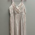 Loft  White Asymmetrical Ruffled Maxi Dress Photo 1
