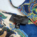 Romeo + Juliet Couture Sleeveless Paisley Print Handkerchief Midi Dress Size S Photo 3
