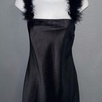 Princess Polly  Little Black Feather Mini Sexy Dress Womens size XS 2 Photo 3