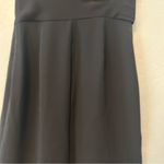 Brooks Brothers black short sleeve draped v-neck faux wrap dress size 2 Photo 14