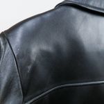 Cabela's Vintage 90s Cabela’s Black Leather Blazer Trench Coat Photo 9