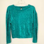 Free People Milan Crushed Velvet Long Sleeve Top Photo 3